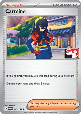 Twilight Masquerade Carmine [Prize-Pack] Pokémon card